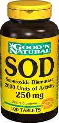 superoxyde dismutase SOD