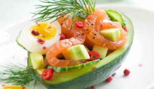 salade avocat saumon