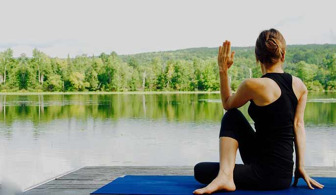 Posture de yoga