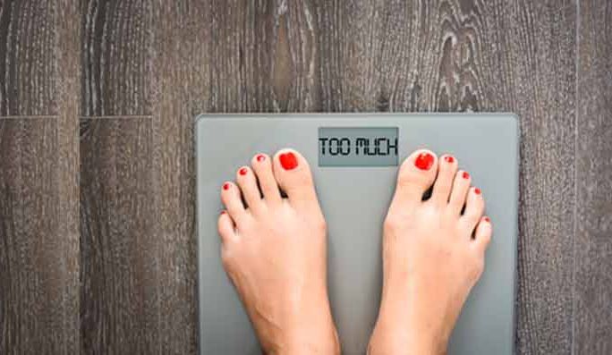 poids excessif sur pèse personne