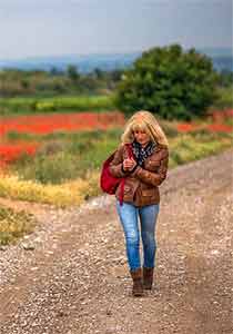 femme qui marche