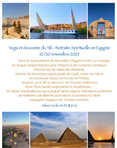 Retraite de yoga Egypte