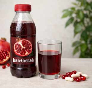 jus de grenade et urolithine complement