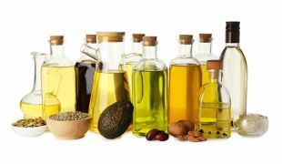 huiles vegetales en bouteilles